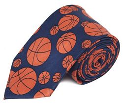 Tie - "The Hardwood" Basketball